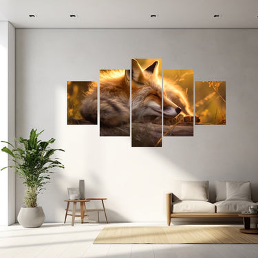 Large Fox Canvas